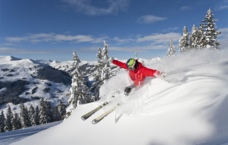 Skifahren Saalbach