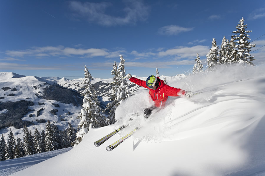 Skifahren Saalbach